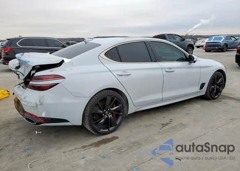 2022 Genesis G70 Base из США, поврежденный, VIN KMTG54TE7NU085709